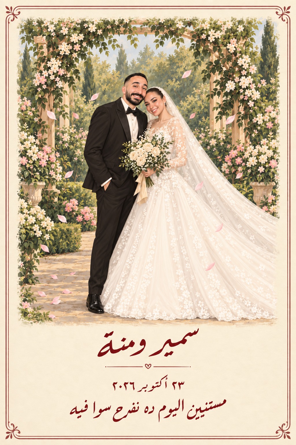 كارت سمير ومنة